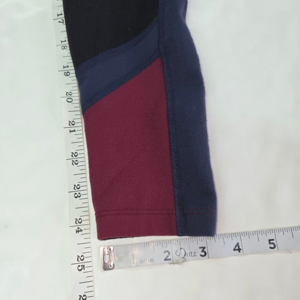 Beyond Yoga Leggings Womens XS Burgundy Black Colorblock High Waisted SP3401 - Picture 8 of 10